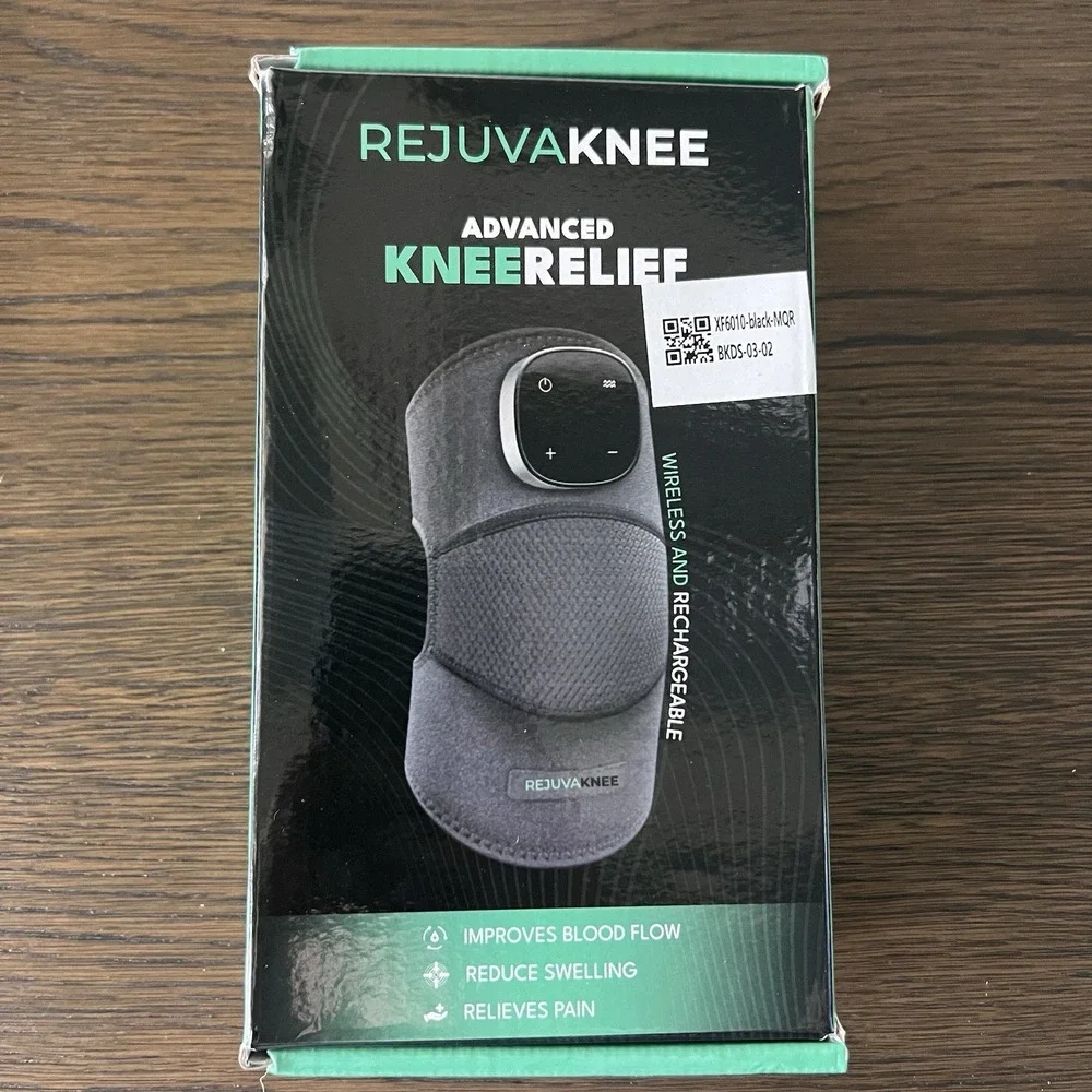 RejuvaKnee Advanced Knee Relief Wireless Heat Massager  NEW